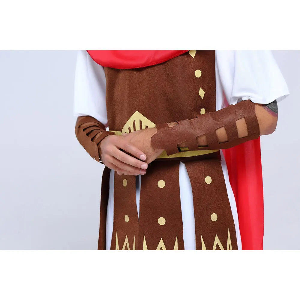 Adult Men Greek Roman Warrior Gladiator Costume Knight Julius Caesar