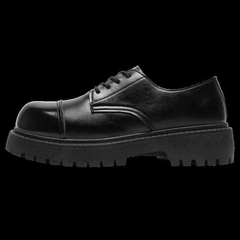 Men's Black Business Formal Wear Leather Shoes