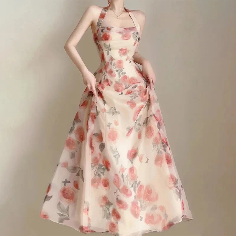 Long Dresses Womens Clothing French Elegant Party Dressess Female