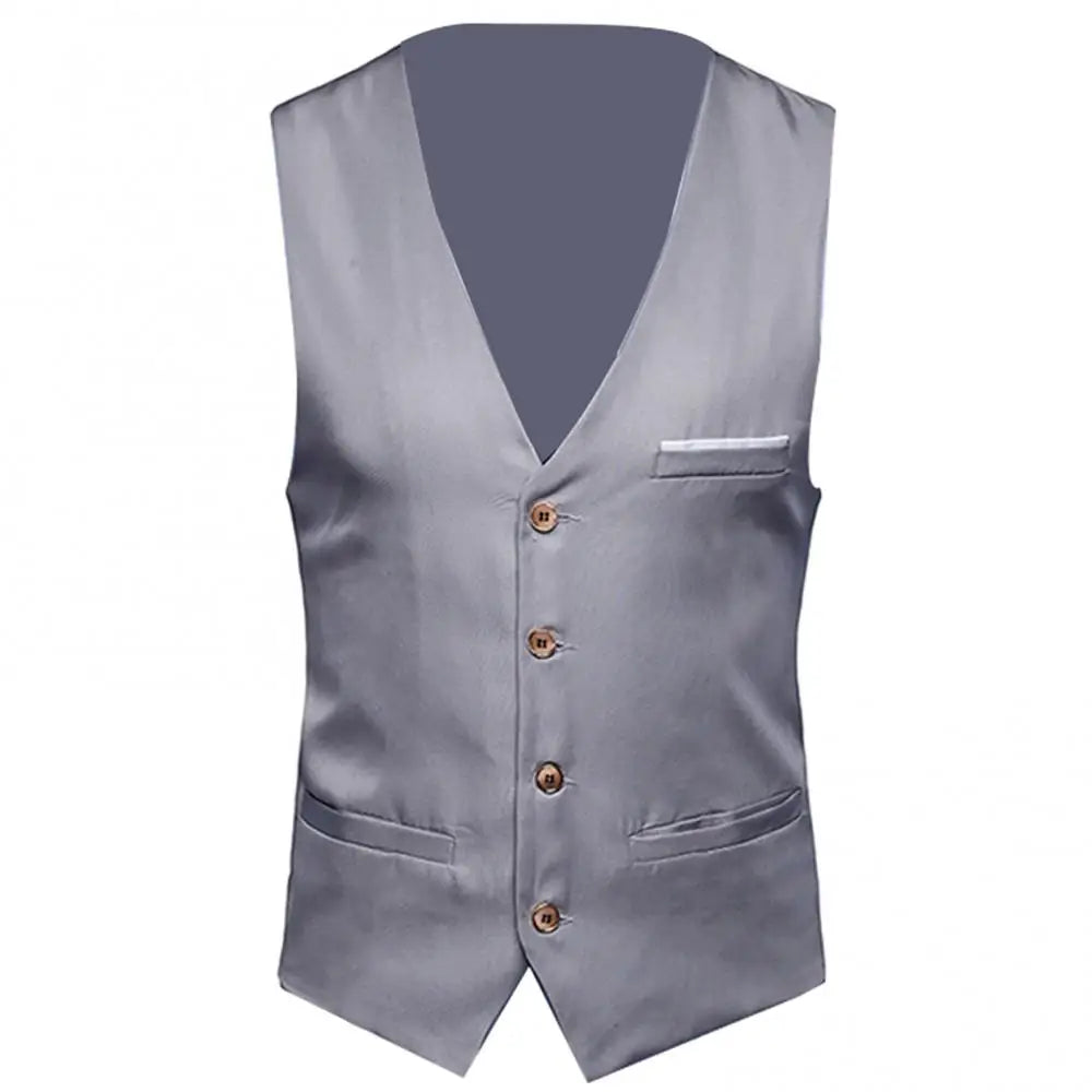 Dress Vests For Men Slim Fits Mens Suit Vest Male
