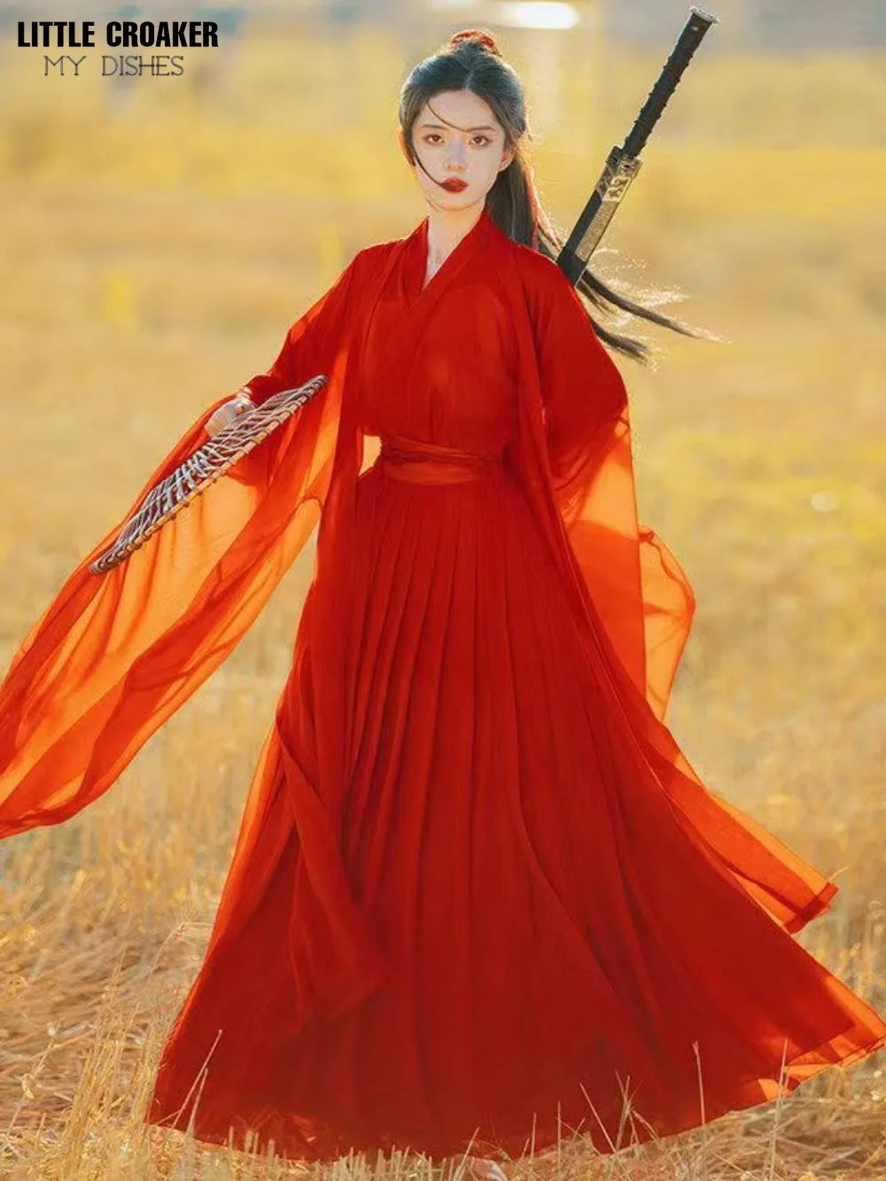 Chinese Traditional Folk Dance Costume Women