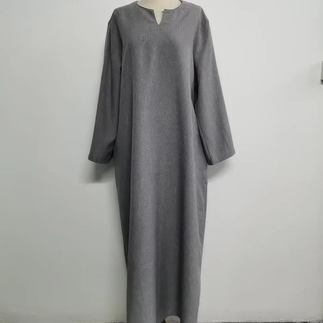 Ramadan Eid Djellaba Plain Modest Muslim Dress