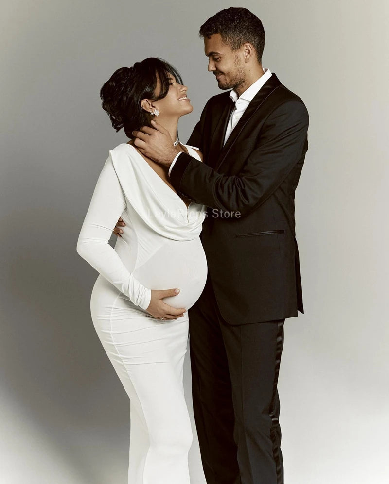 Maternity Dresses Fashionable and Sexy Pure Color