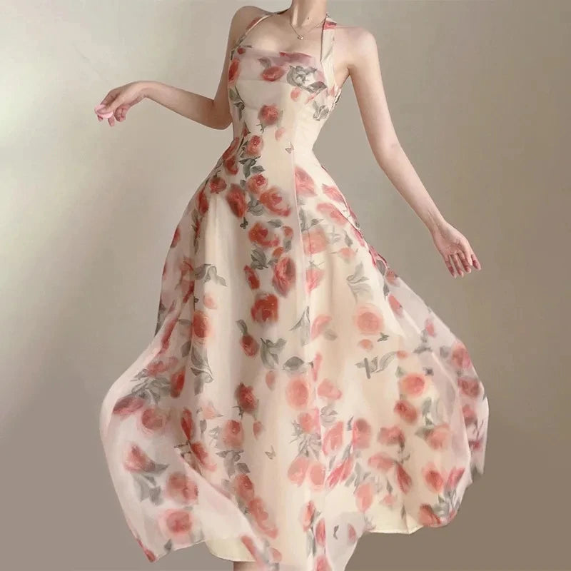 Long Dresses Womens Clothing French Elegant Party Dressess Female