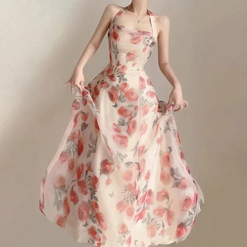 Long Dresses Womens Clothing French Elegant Party Dressess Female