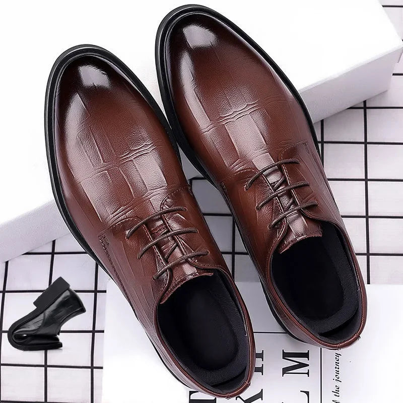 Groom Standard Dance Dress Leather Casual Shoes Men