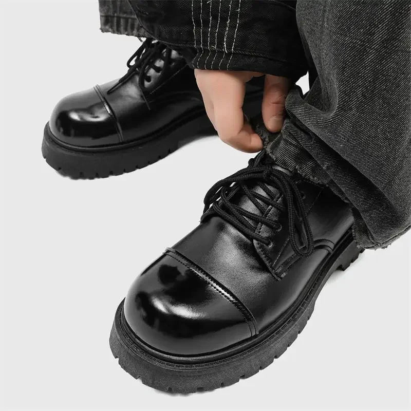Men's Black Business Formal Wear Leather Shoes