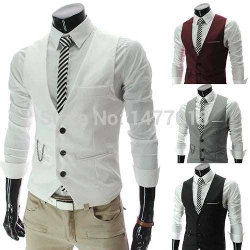 Dress Vests For Men Slim Fit Mens