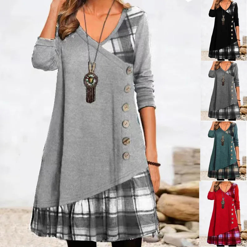 Dresses for Women European and American autumn and Winter Elegant