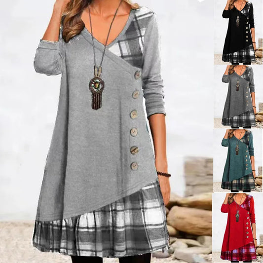 Dresses for Women European and American autumn and Winter Elegant