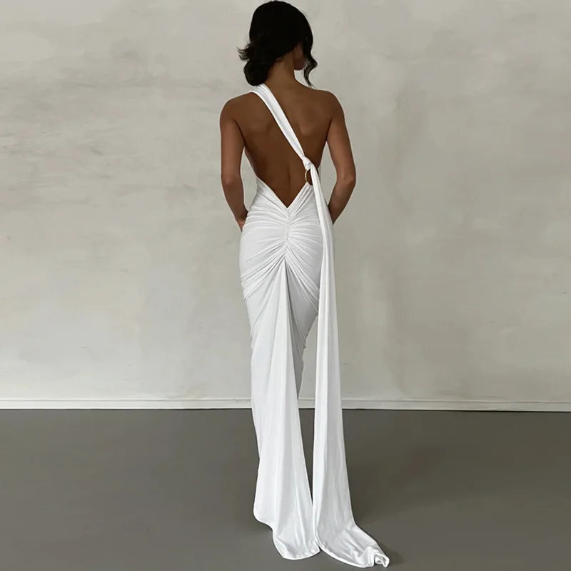 Womens Elegant Evening Party Cocktail Long Dress