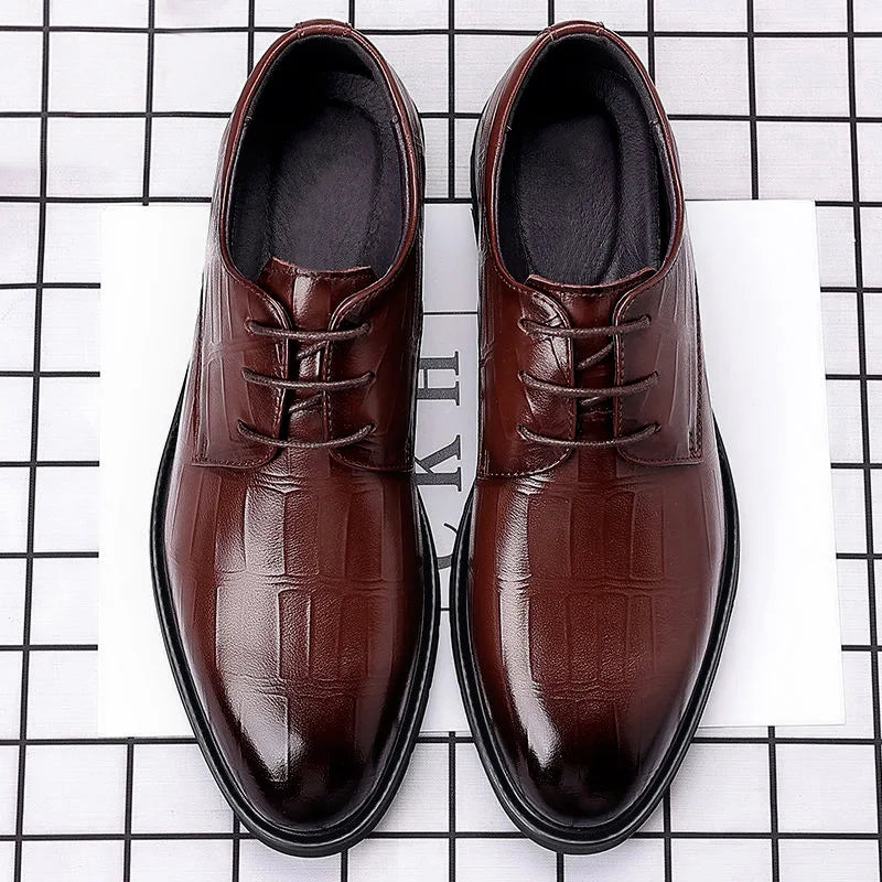 Groom Standard Dance Dress Leather Casual Shoes Men