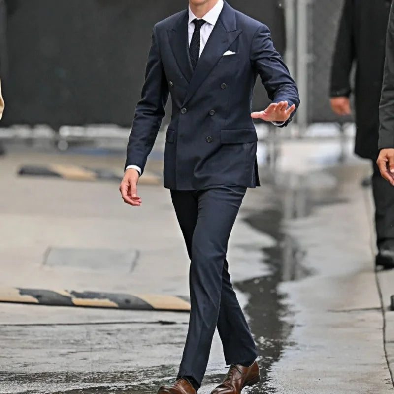 Suit (Blazer+ Vest + Pants) Men's Business Gentleman Fashion Slim Work