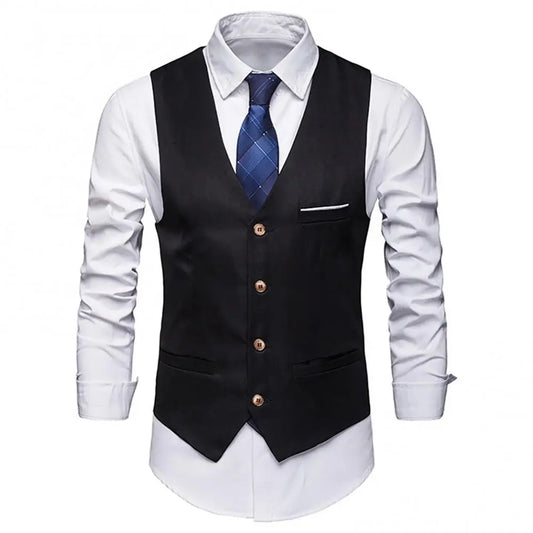 Dress Vests For Men Slim Fits Mens Suit Vest Male