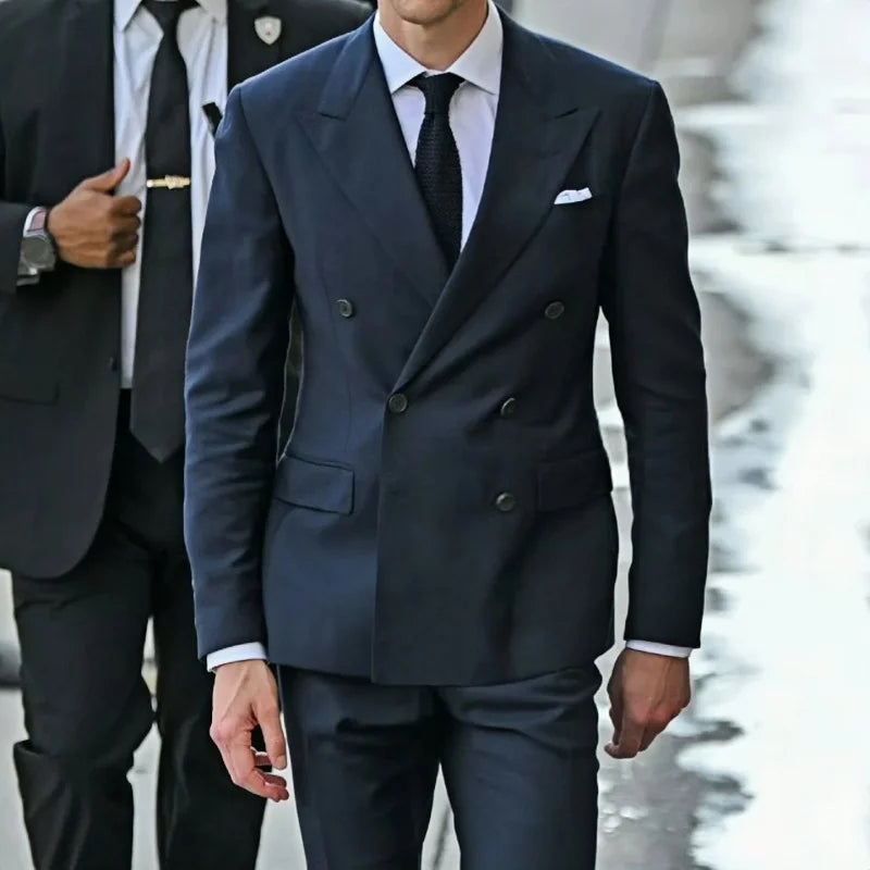 Suit (Blazer+ Vest + Pants) Men's Business Gentleman Fashion Slim Work