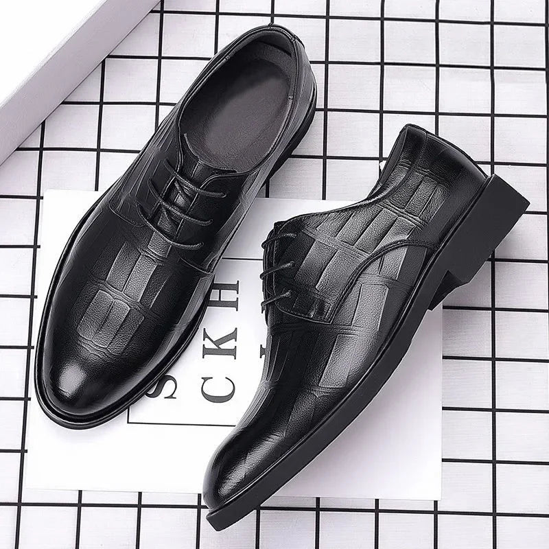 Groom Standard Dance Dress Leather Casual Shoes Men