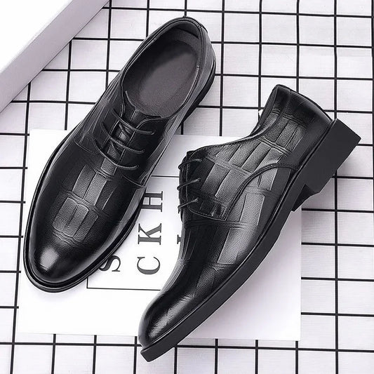 Groom Standard Dance Dress Leather Casual Shoes Men