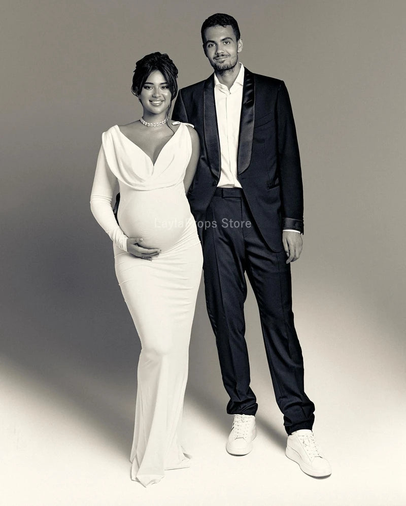 Maternity Dresses Fashionable and Sexy Pure Color