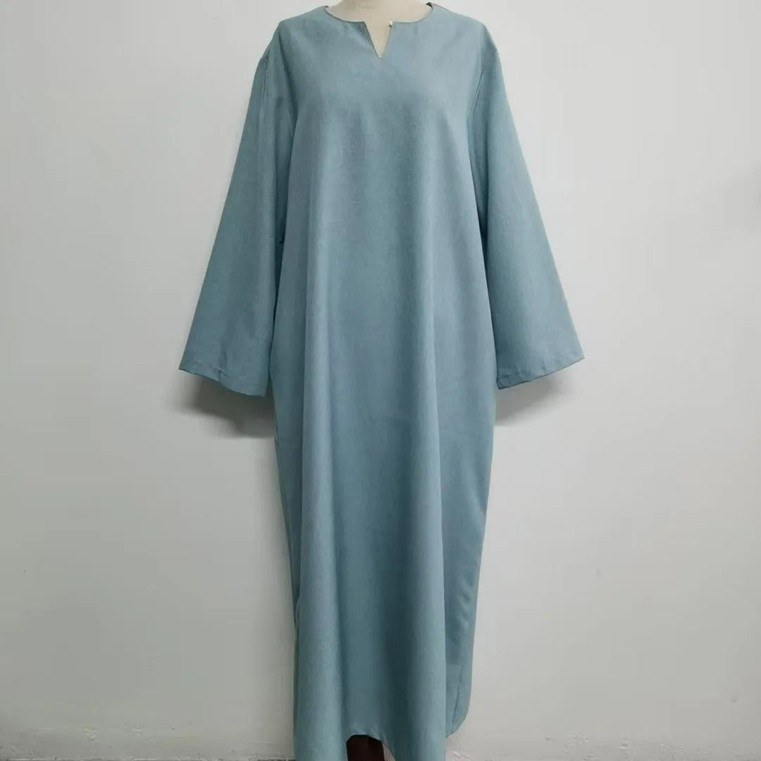 Ramadan Eid Djellaba Plain Modest Muslim Dress