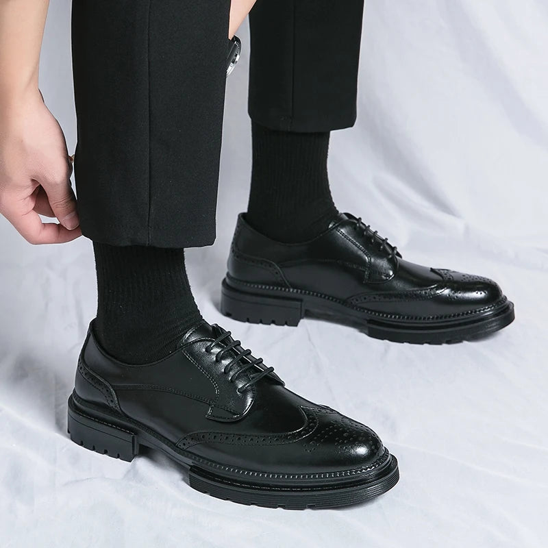 Men Dress Shoes Casual Suit Shoes