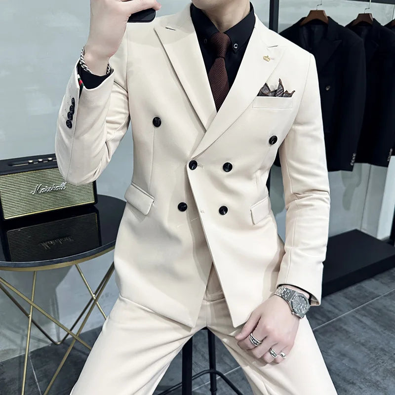 Jackets + Pants / Groom's Wedding Dress Best Fashion Mans