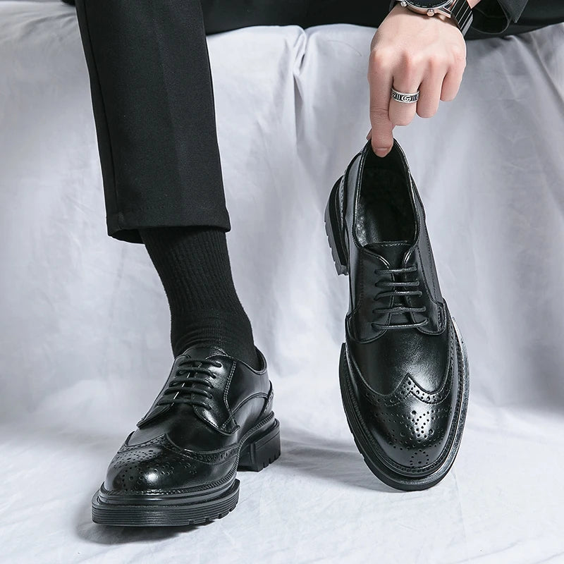 Men Dress Shoes Casual Suit Shoes