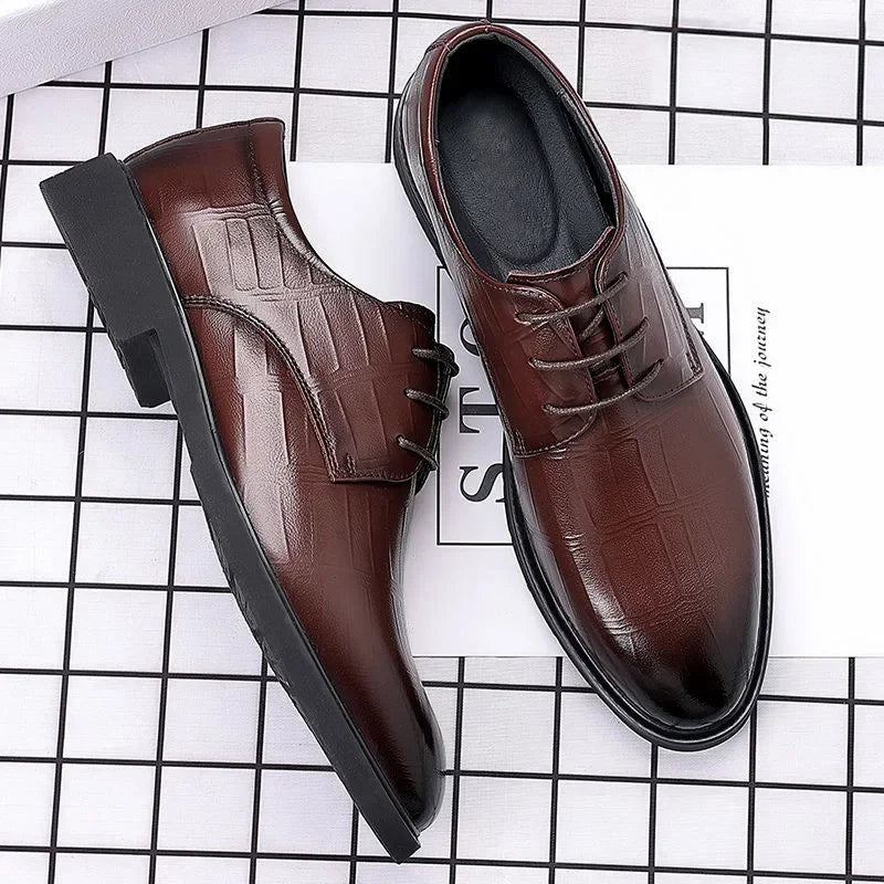 Groom Standard Dance Dress Leather Casual Shoes Men