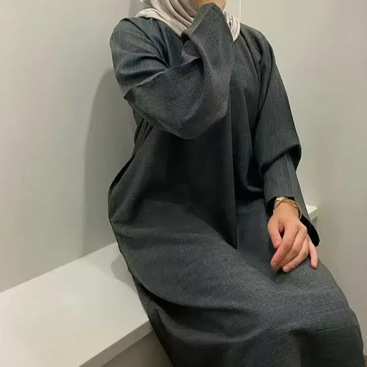 Ramadan Eid Djellaba Plain Modest Muslim Dress
