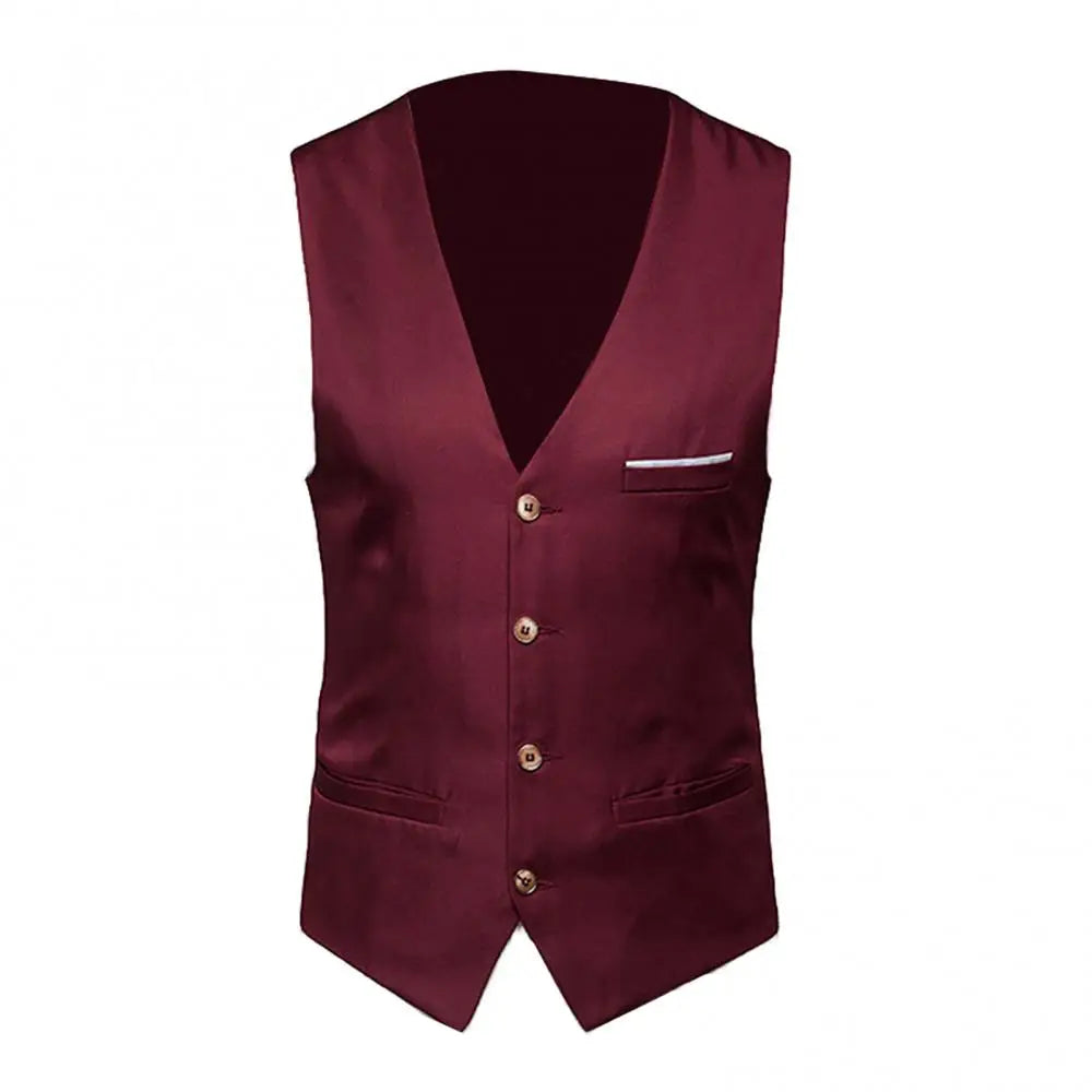 Dress Vests For Men Slim Fits Mens Suit Vest Male