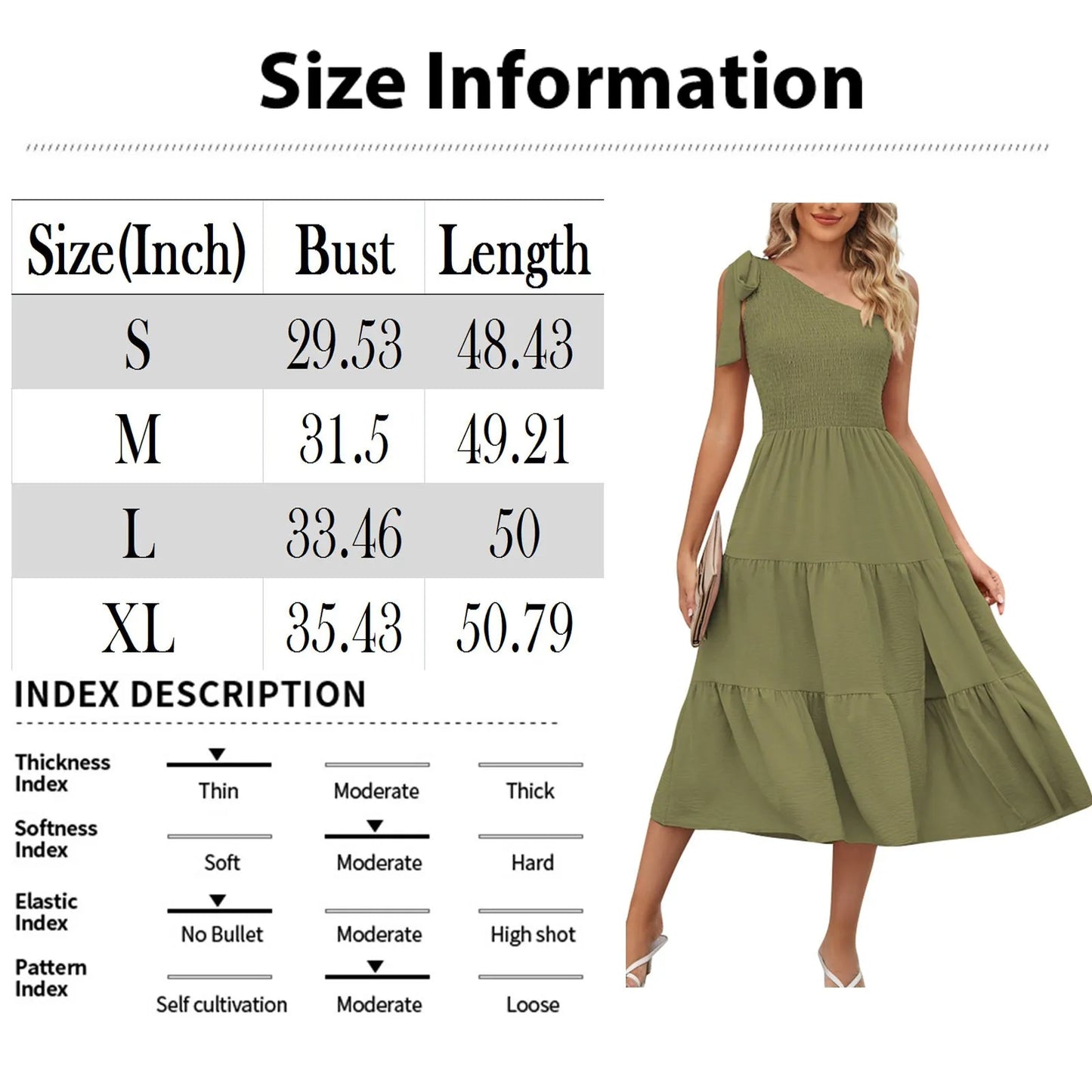 Elegant Dresses For Women Women'S Summer Casual One Shoulder Sleeveless