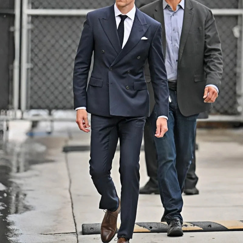 Suit (Blazer+ Vest + Pants) Men's Business Gentleman Fashion Slim Work