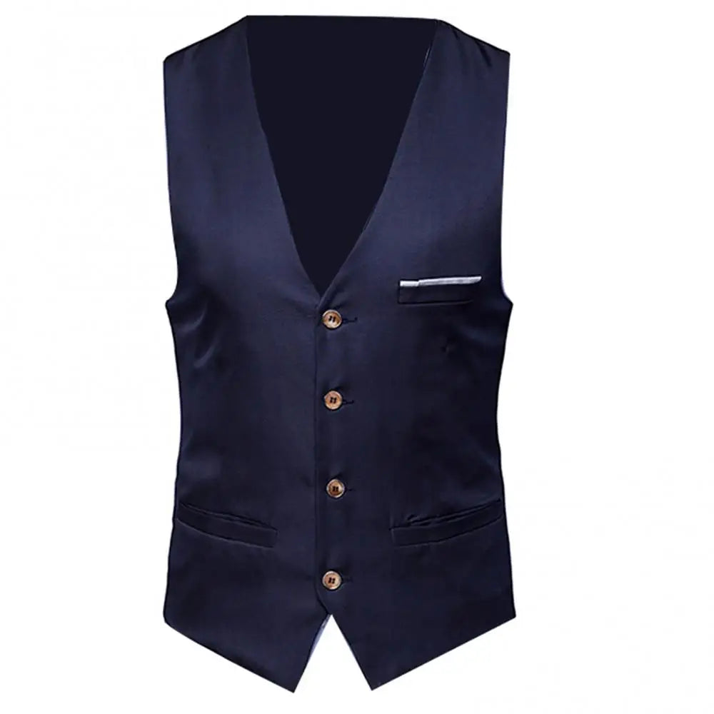 Dress Vests For Men Slim Fits Mens Suit Vest Male