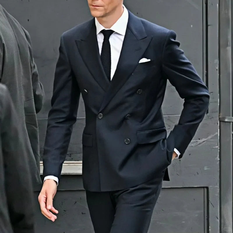 Suit (Blazer+ Vest + Pants) Men's Business Gentleman Fashion Slim Work