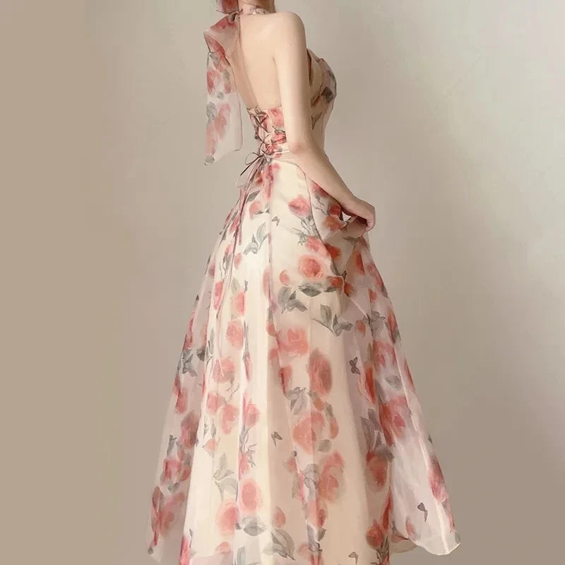 Long Dresses Womens Clothing French Elegant Party Dressess Female