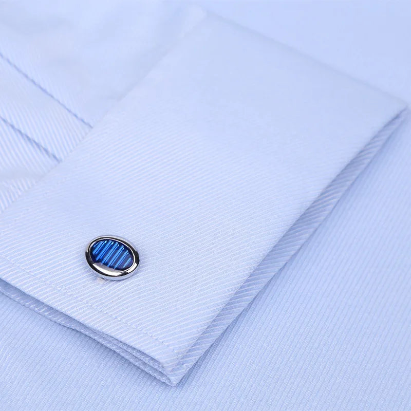 Men's Classic French Cuffs Social Dress Shirt