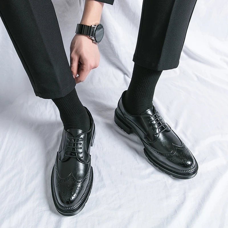 Men Dress Shoes Casual Suit Shoes