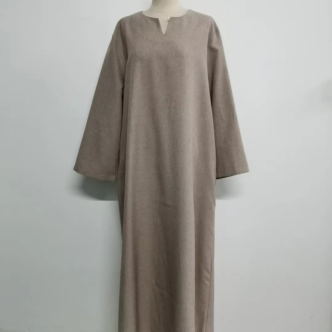 Ramadan Eid Djellaba Plain Modest Muslim Dress