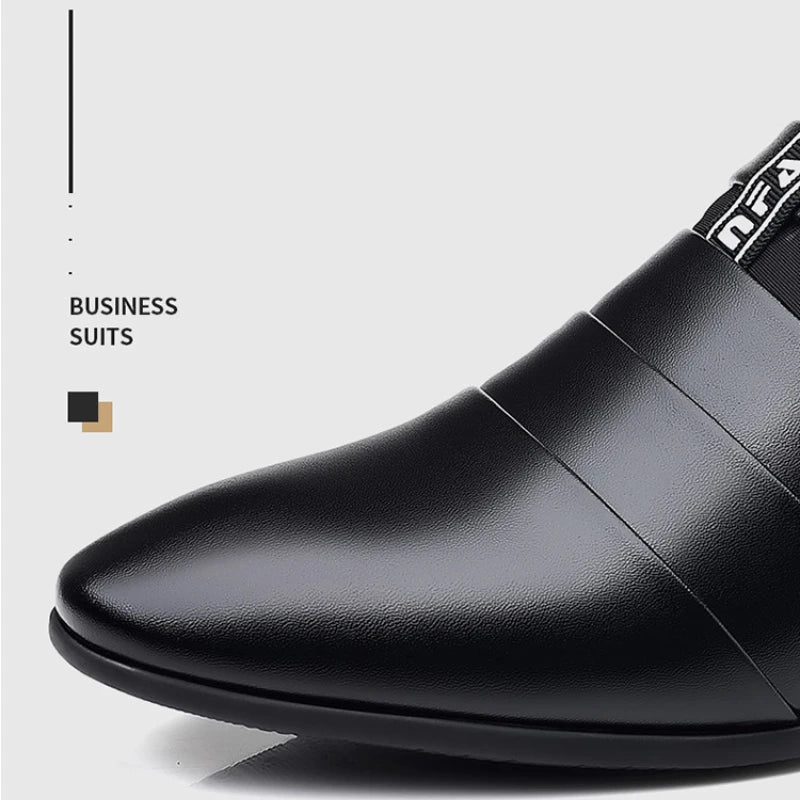 Men Dress Shoes Slip on Formal Suit Wedding Shoes for Male