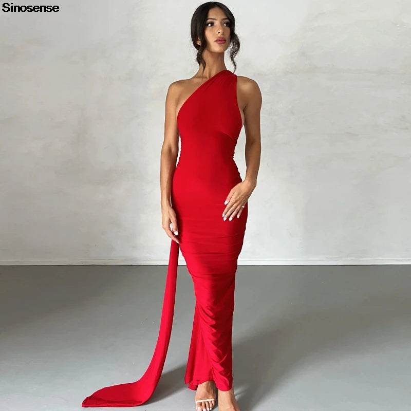 Womens Elegant Evening Party Cocktail Long Dress